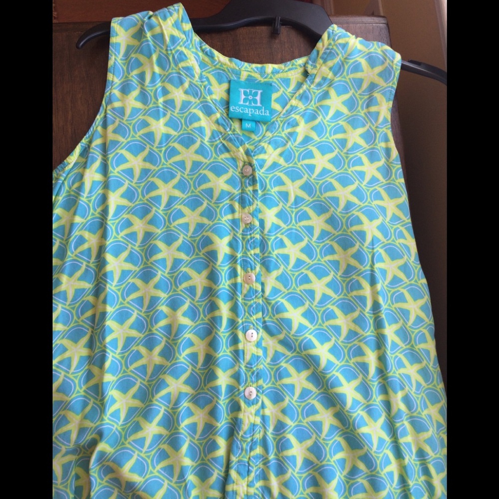 Escapada Sleeveless Starfish Top - Size Medium
